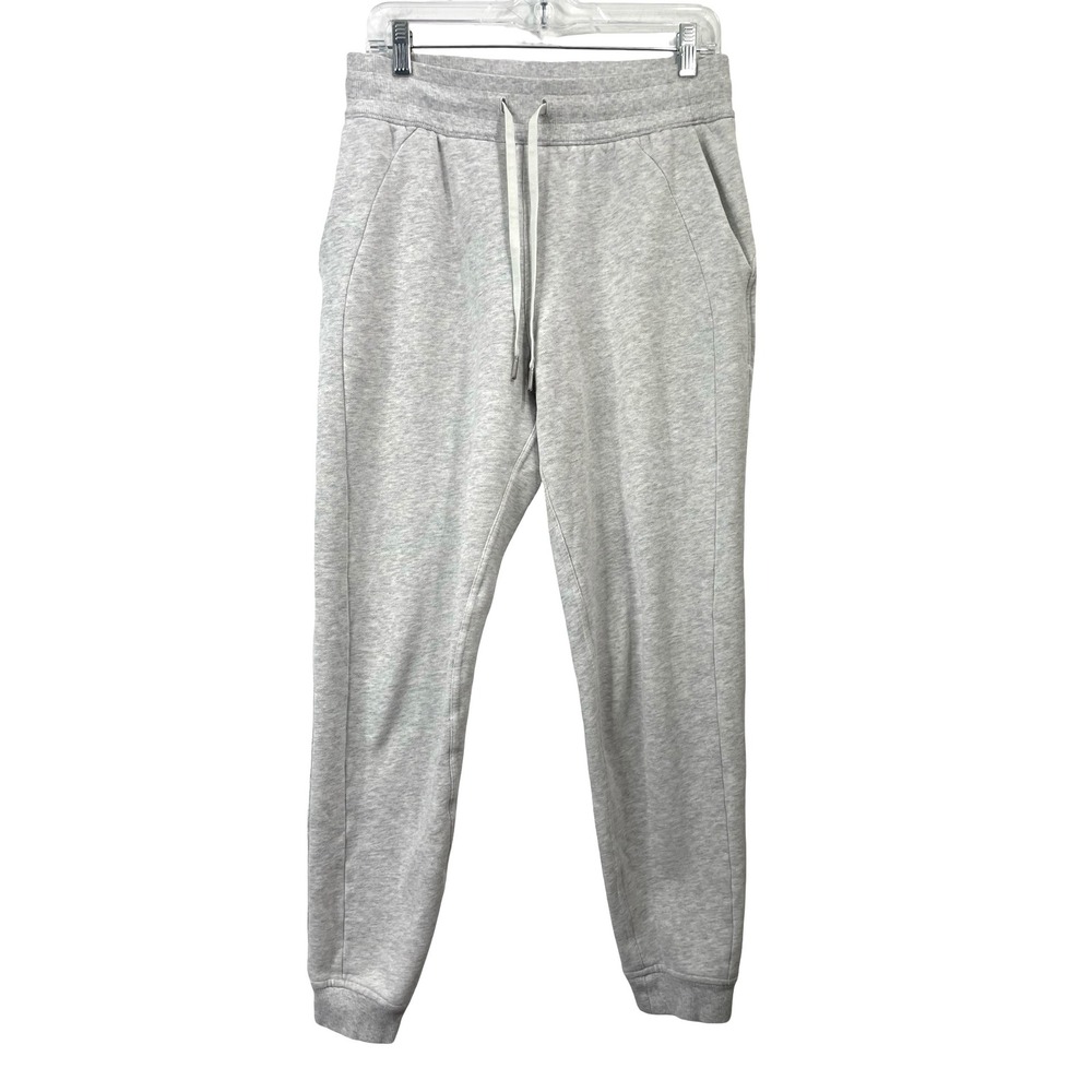 Lululemon Scuba High-Rise Jogger Fleece 28" Size 8 heather Core Ultra Light Grey